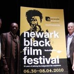 Jim Schaub at award ceremony for his film